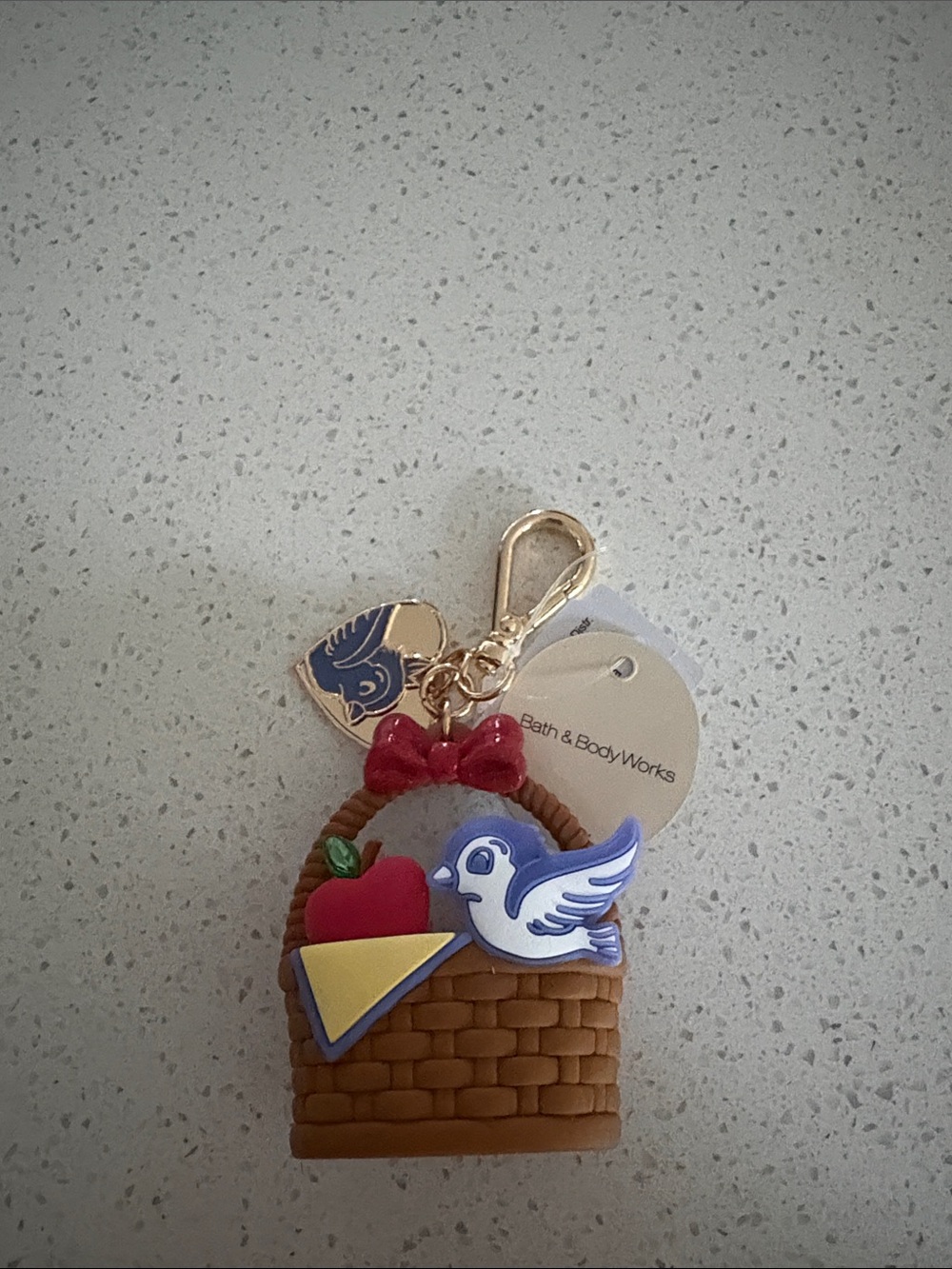 Bath and body works Snow White hand sanitizer holder brand new